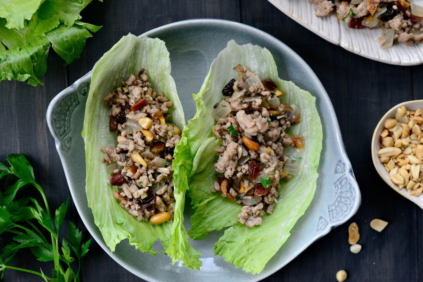 Spiced Lettuce Wraps, Moroccan Style