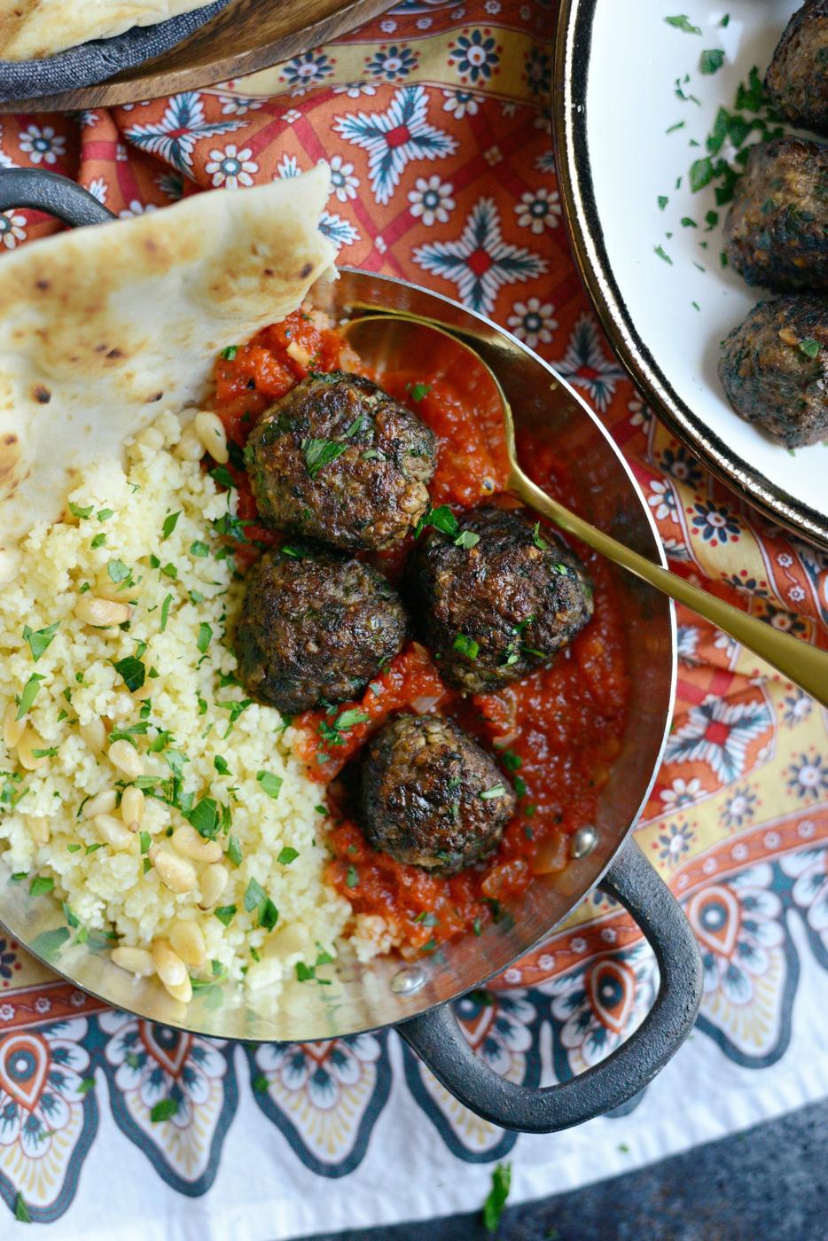African Spiced Lamb Meatballs, North Style