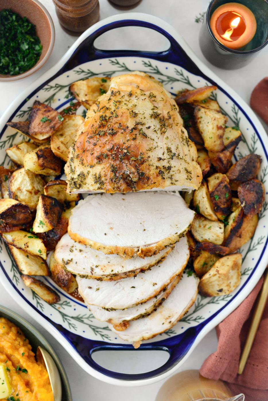 Parsnips Herb Roasted Turkey Breast