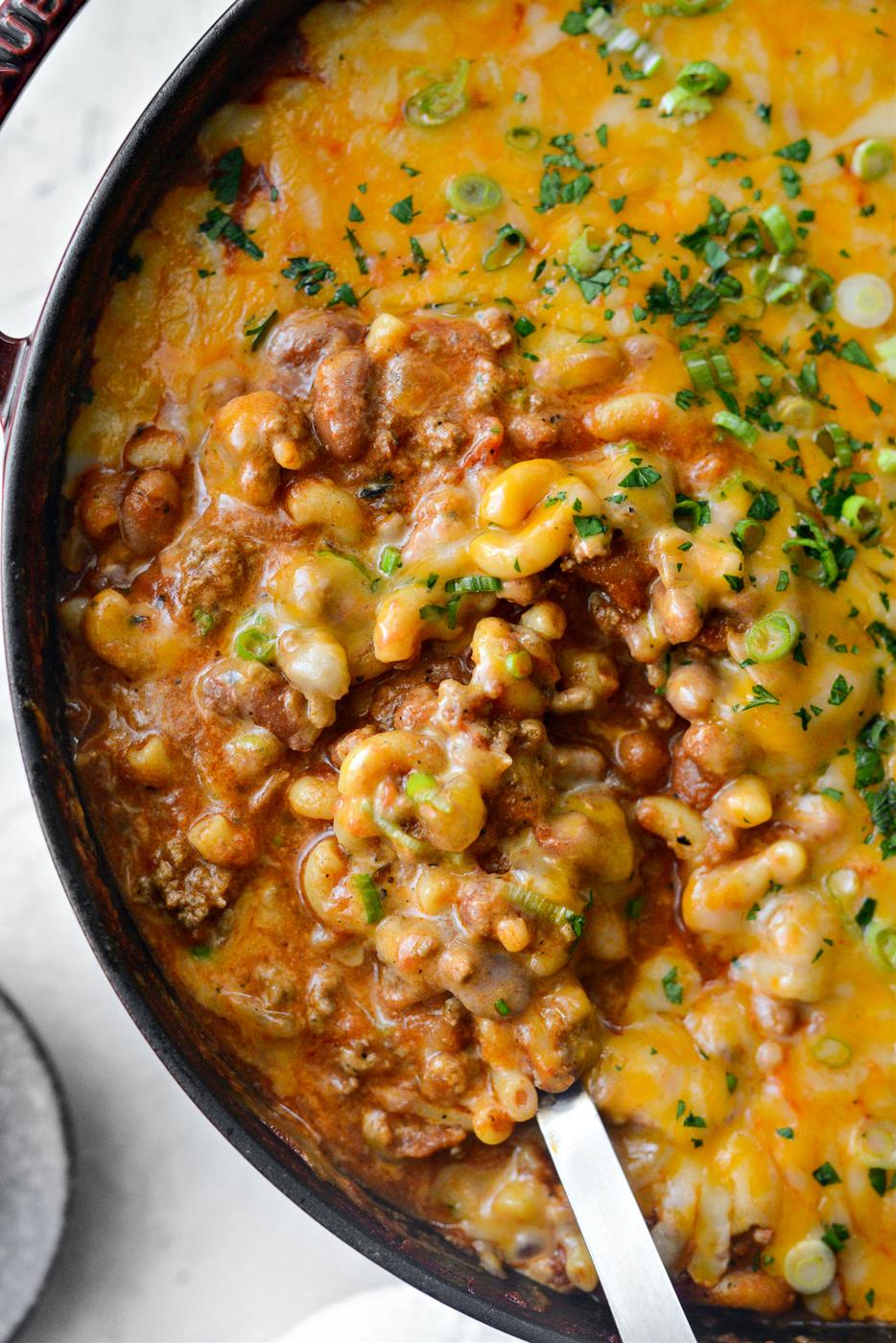 Cheese and One Pot Chili Mac