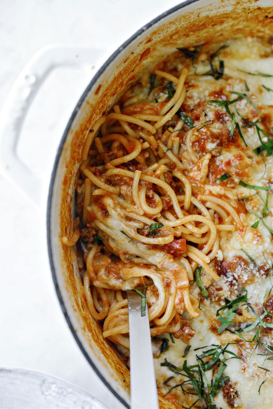 Home Kitchen One Pot Spaghetti