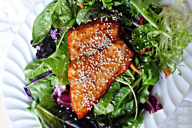 Salad: Orange Glazed Salmon