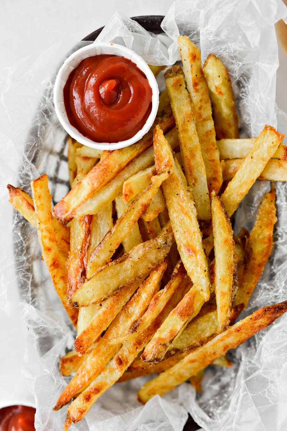 Baked French Fries, Oven Style