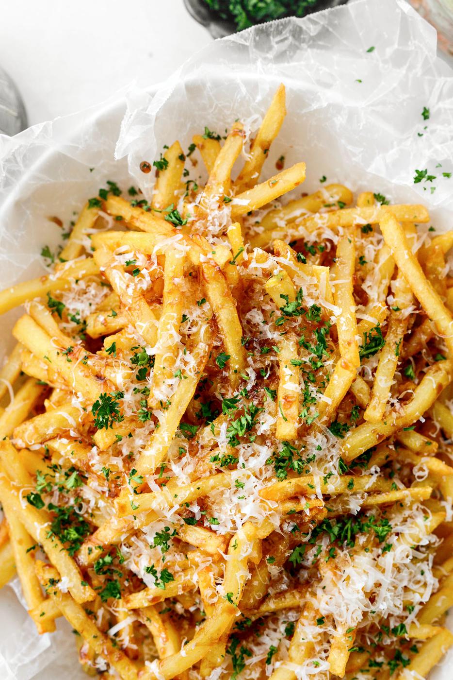 Parmesan Truffle Fries at Home