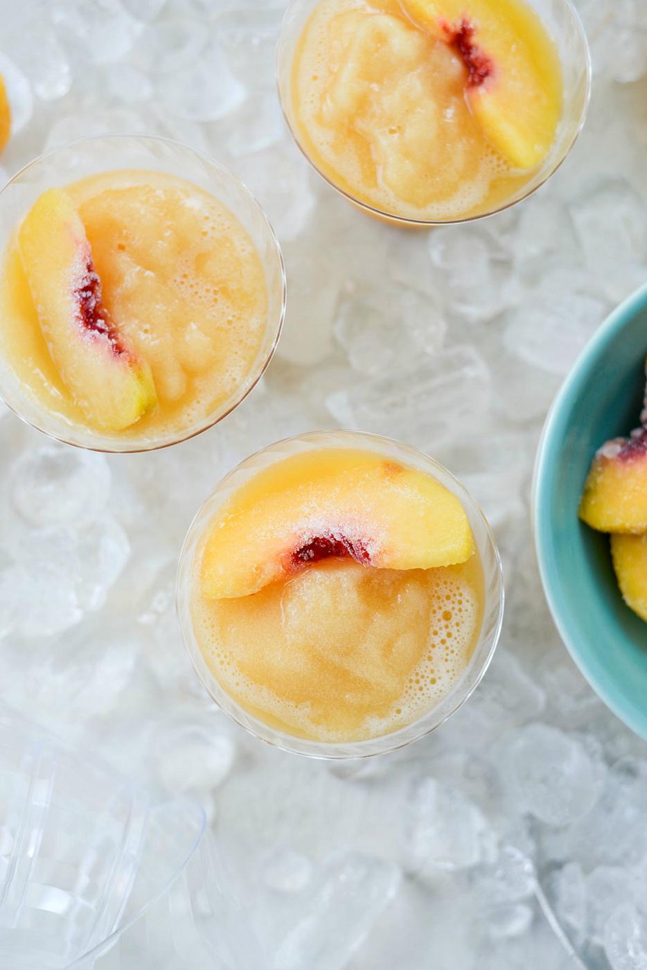 Home Kitchen Peach Frosé