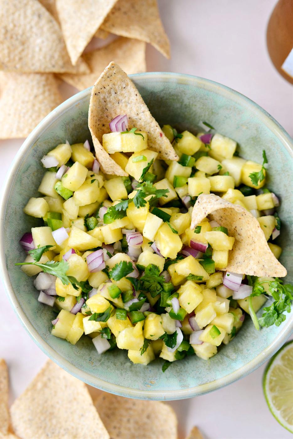 Pineapple Salsa at Home