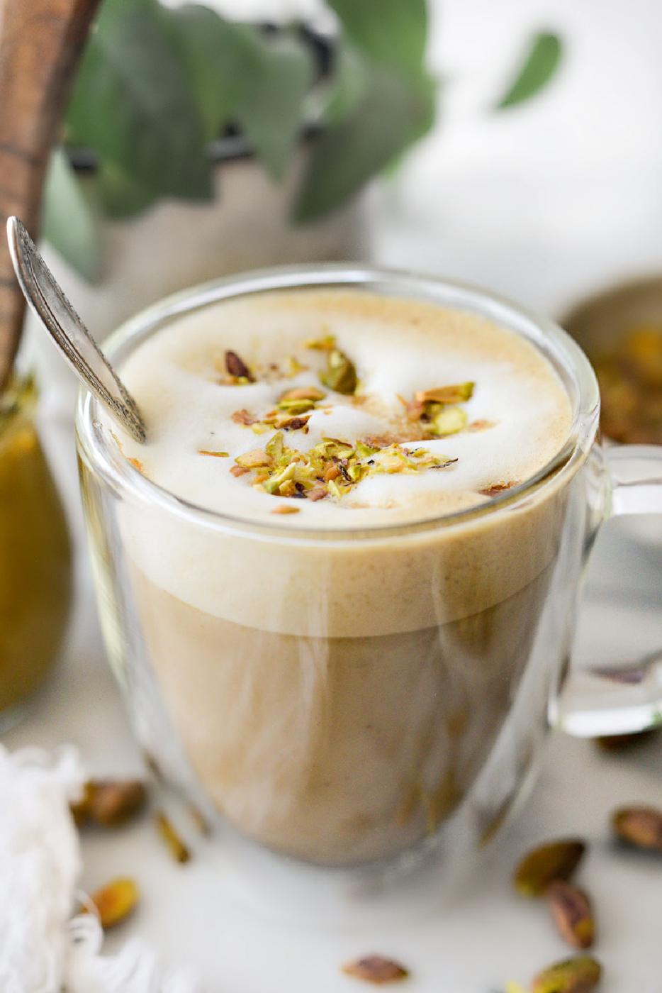 Home Kitchen Pistachio Oat Milk Latte