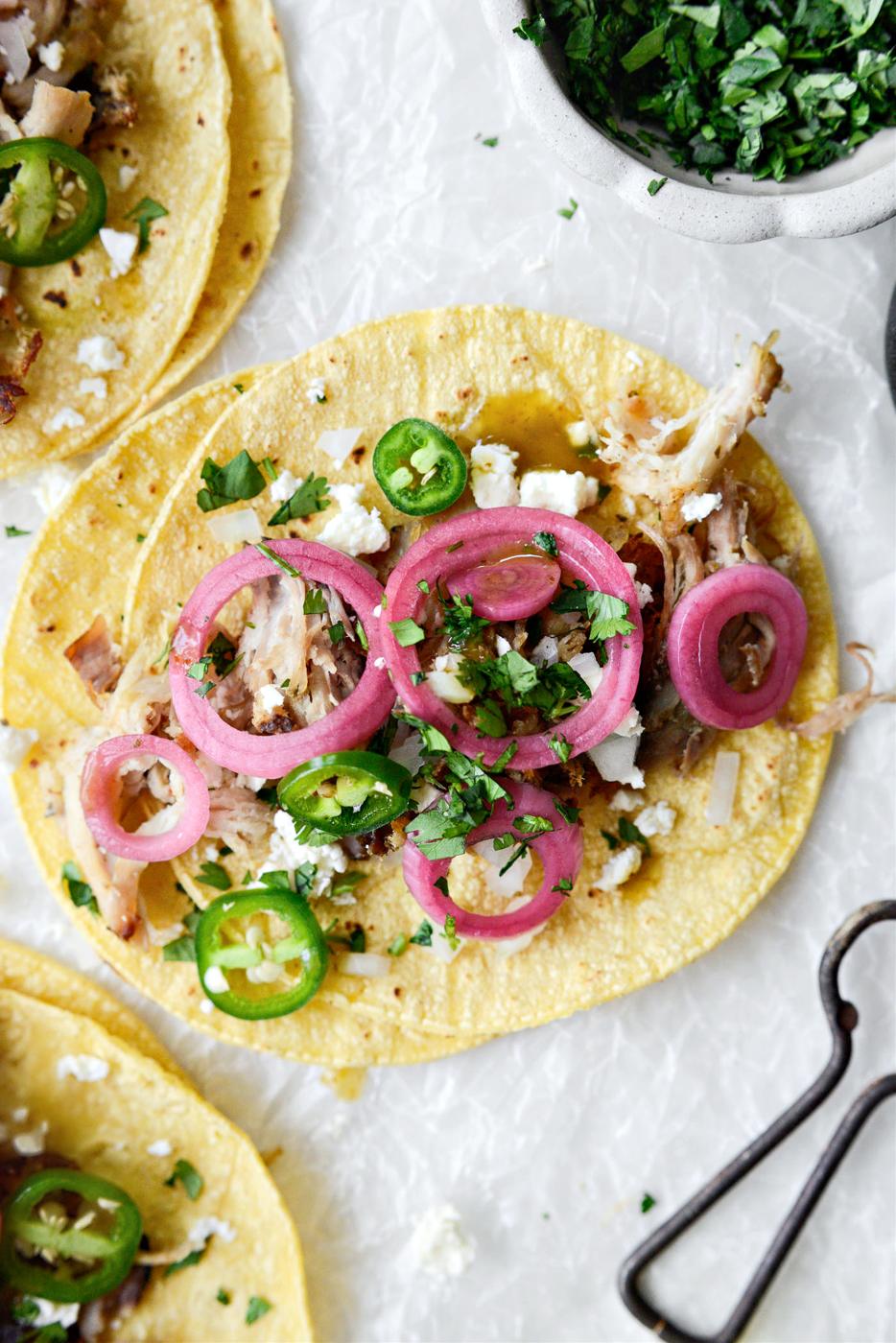 Tacos: Pork Carnitas