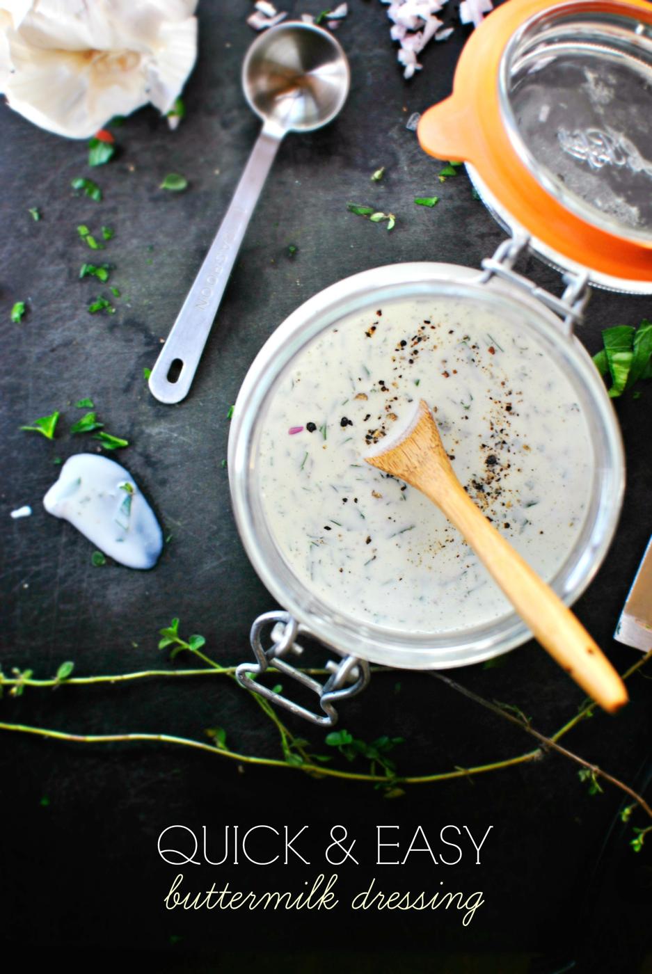 Salad: Unfussy Buttermilk Dressing + My Regular Summer
