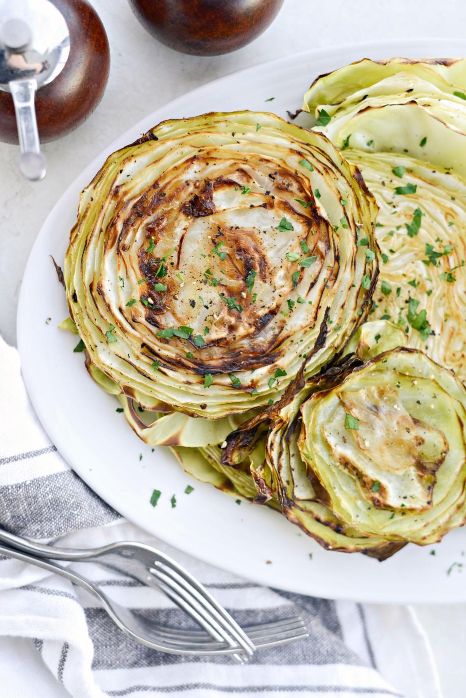 Home Kitchen Roasted Cabbage Steaks