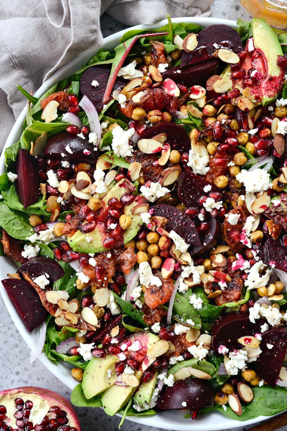 Home Kitchen Roasted Grapefruit Beet Salad