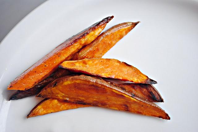 Roasted Sweet Potato Steak Fries at Home