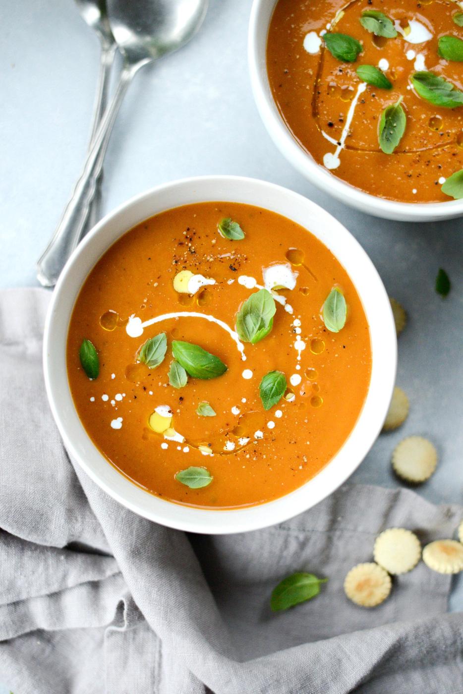 Creamy Roasted Tomato Pumpkin Soup at Home