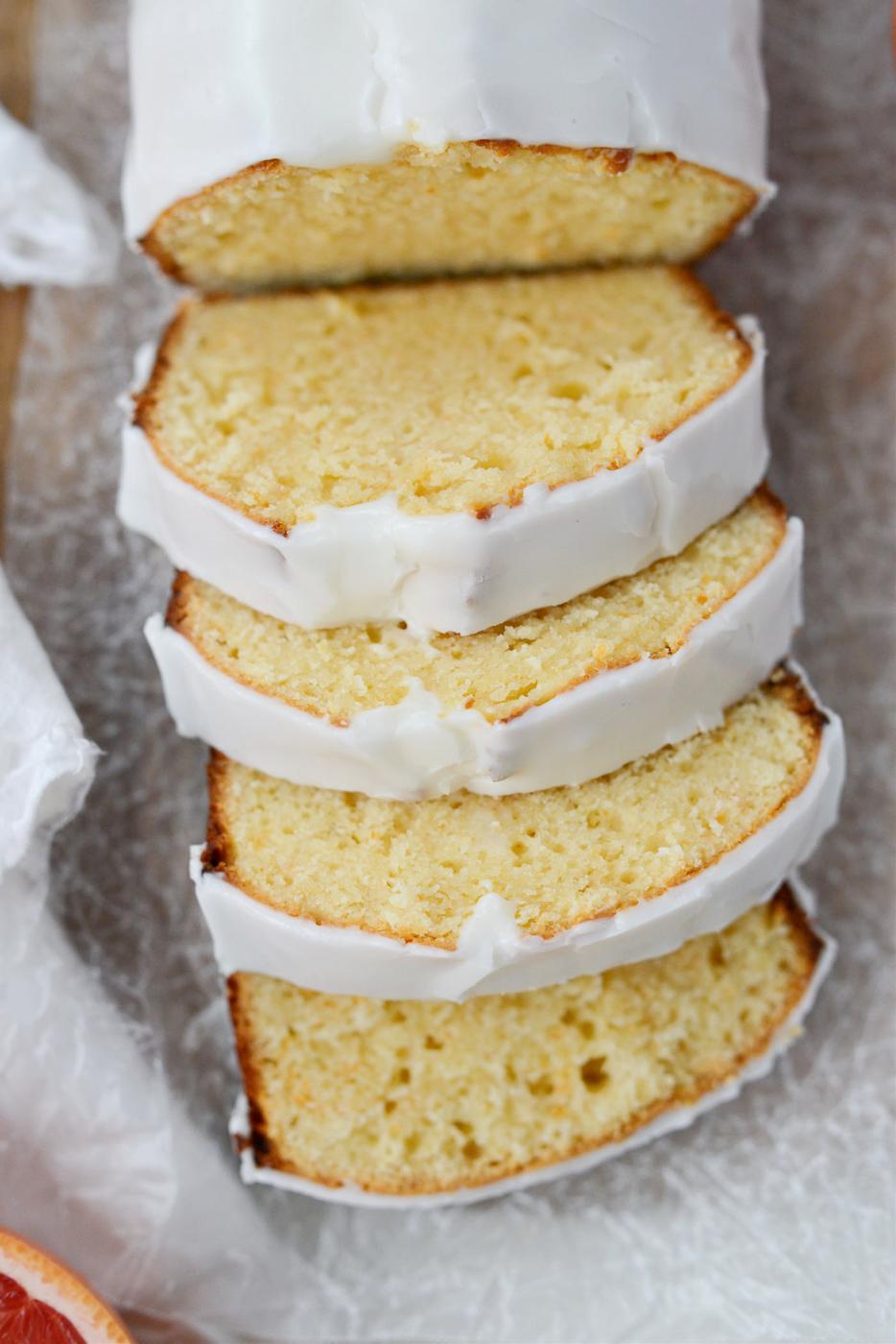 Sour Cream Cake, Grapefruit Style