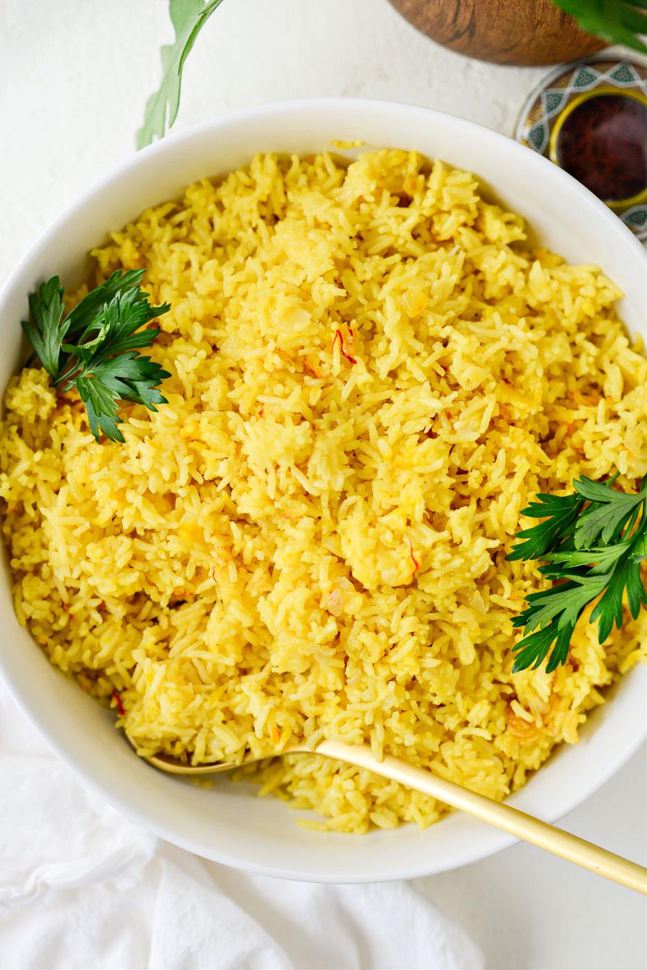 Rice: Saffron