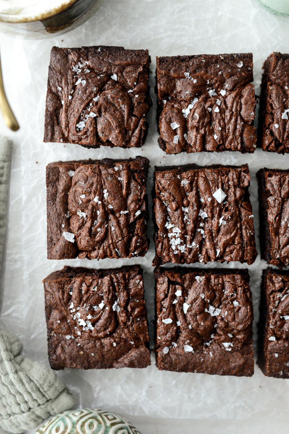 Home Kitchen Salted Fudge Brownies