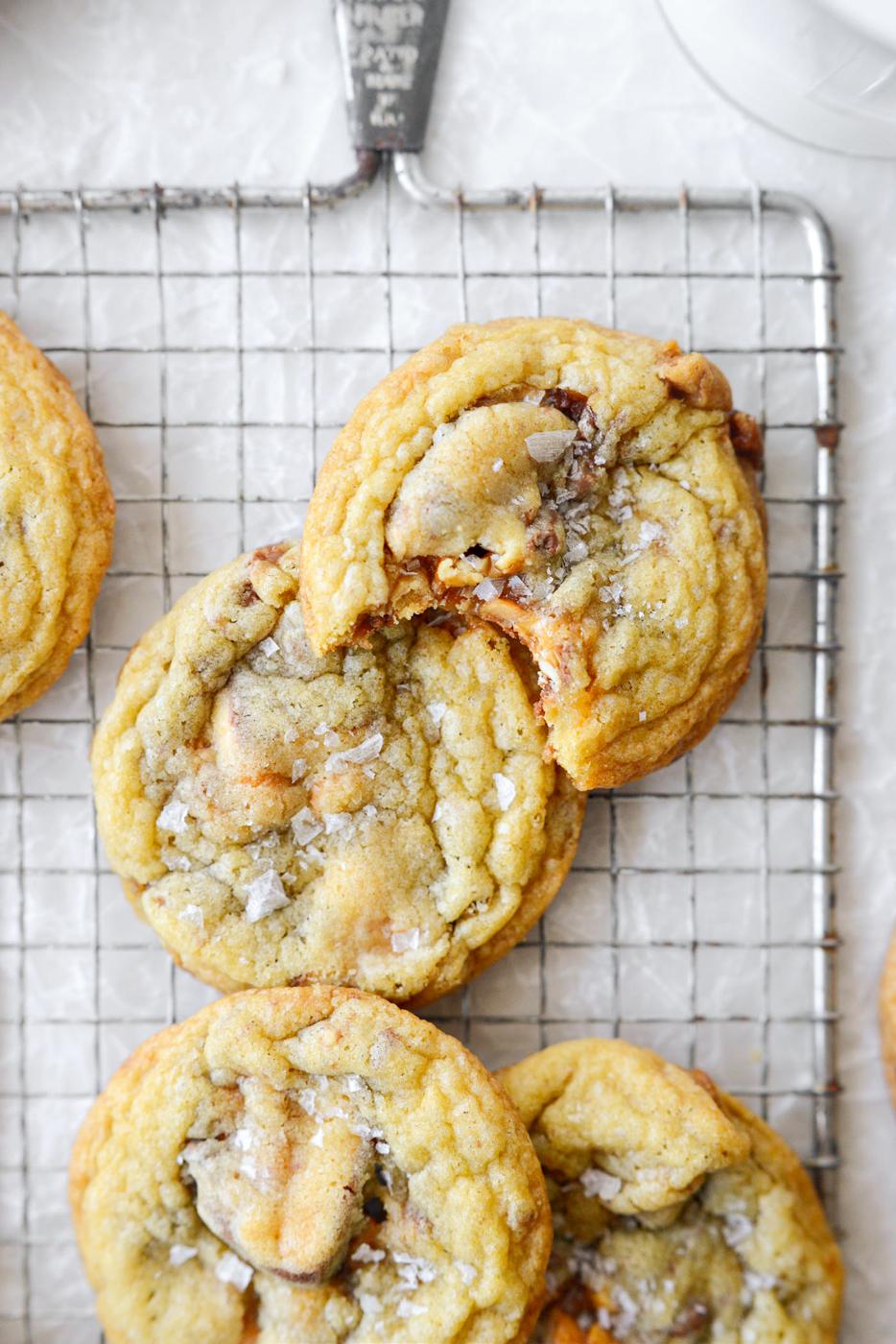Salted Snickers Cookies at Home