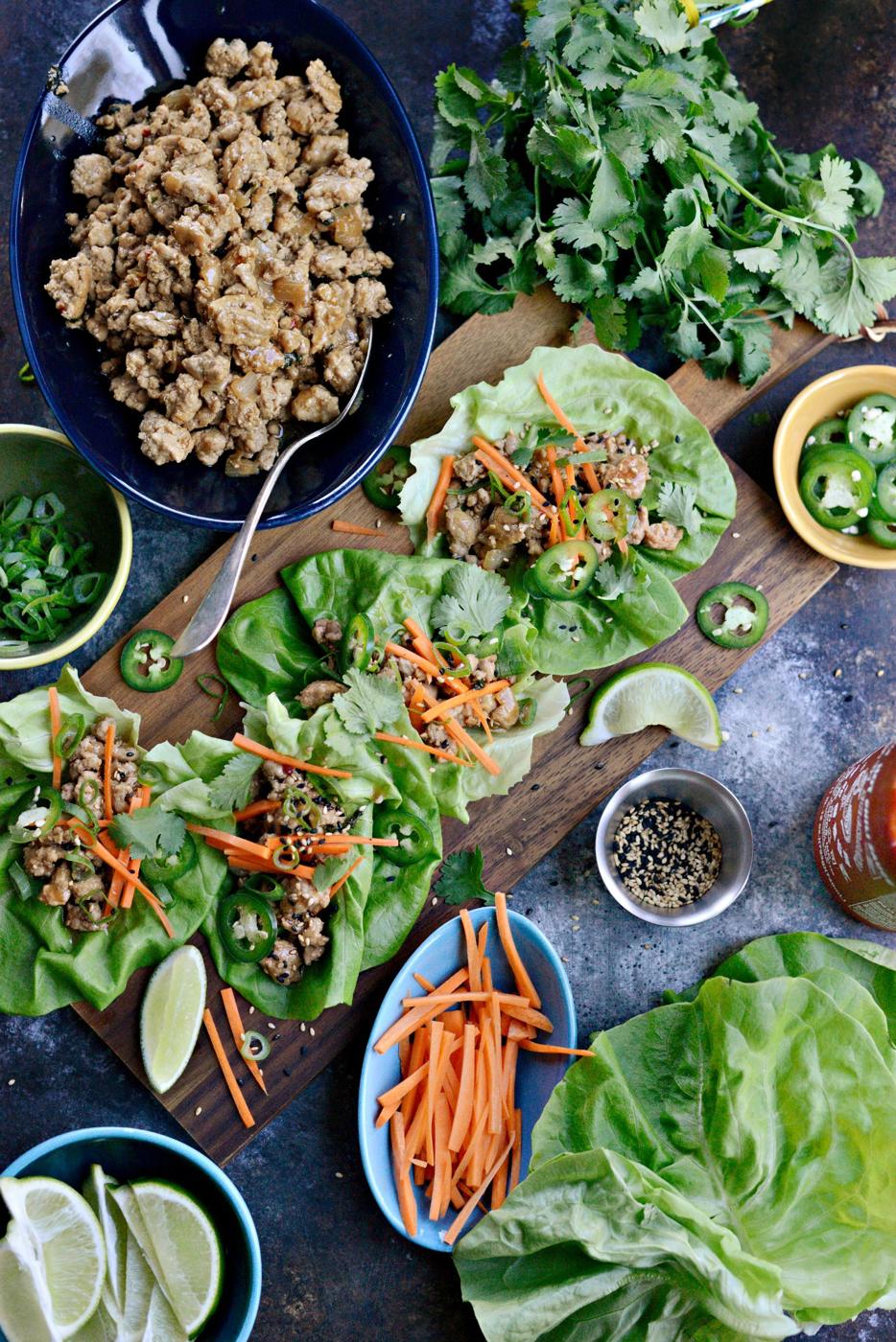 Saucy Pork Lettuce Wraps at Home