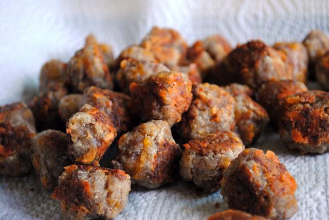 Cheese Balls, Sausage Style
