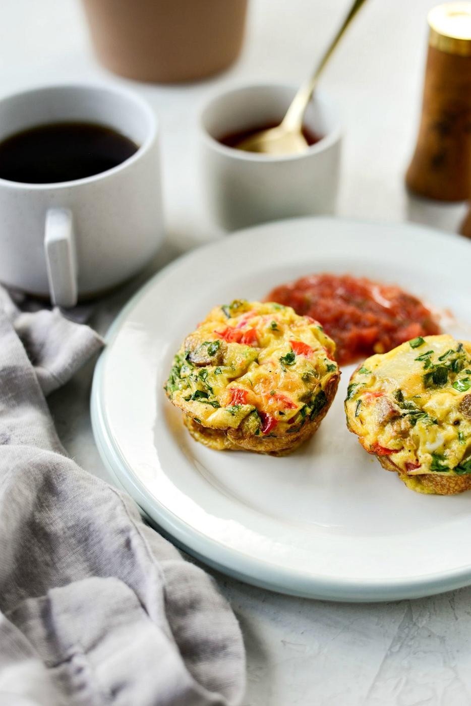 Potato Mini Frittatas, Sausage Style