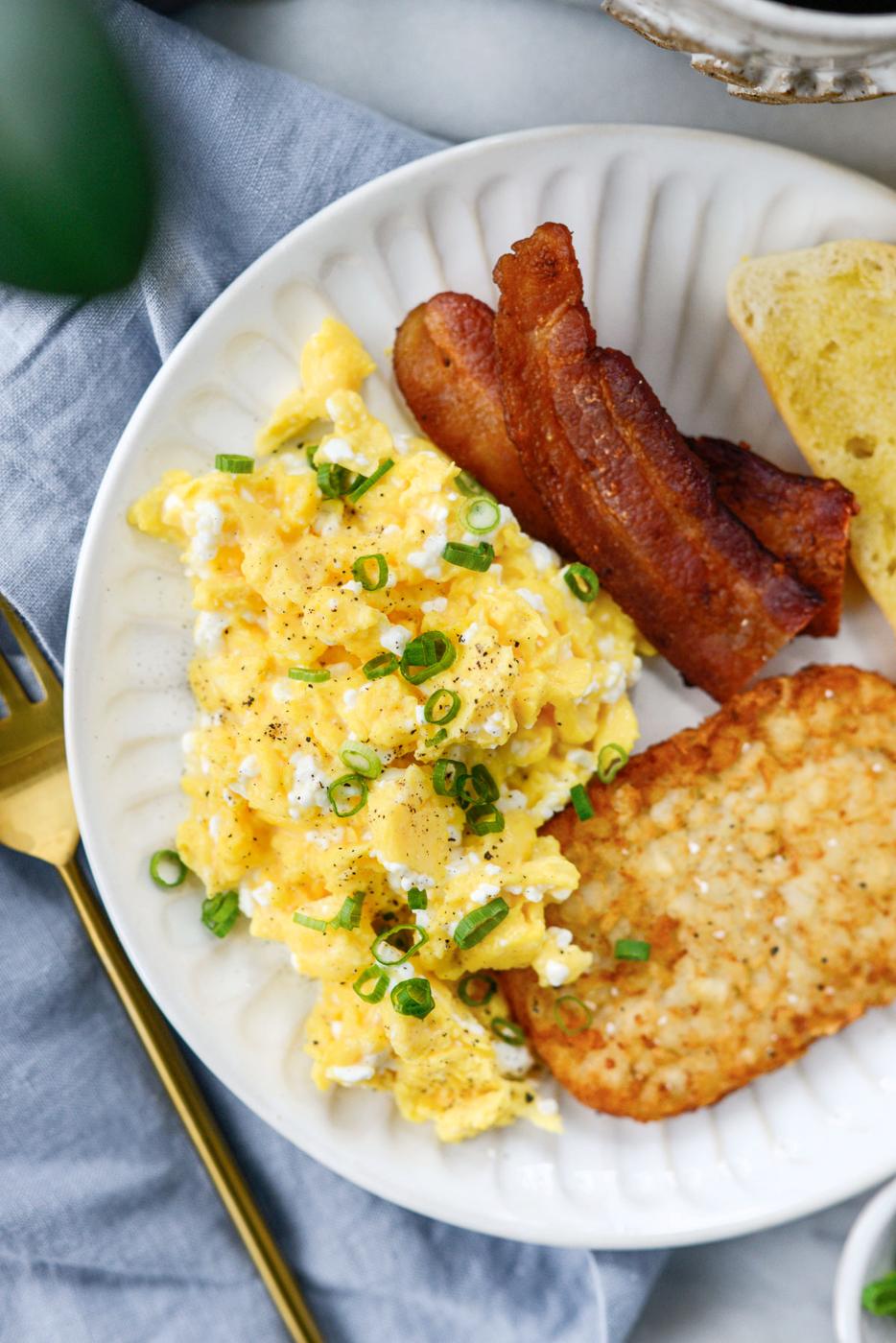 Cottage Cheese Scrambled Eggs