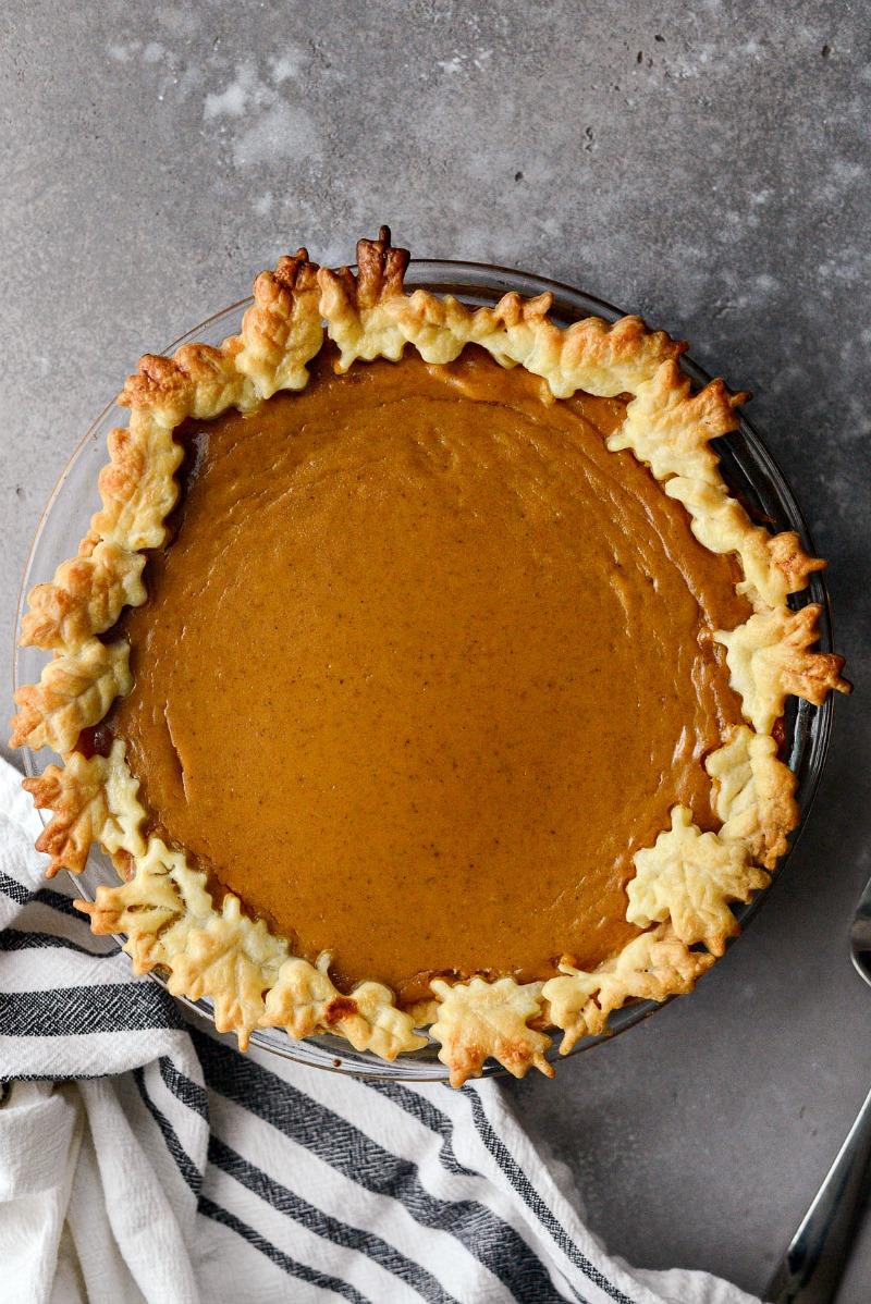 Familiar Pumpkin Pie at Home