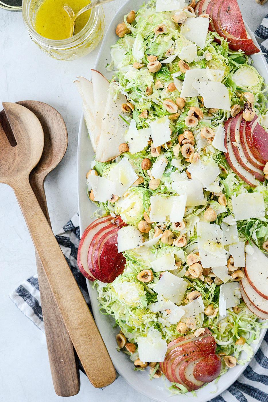 Salad: Shaved Brussels Sprout