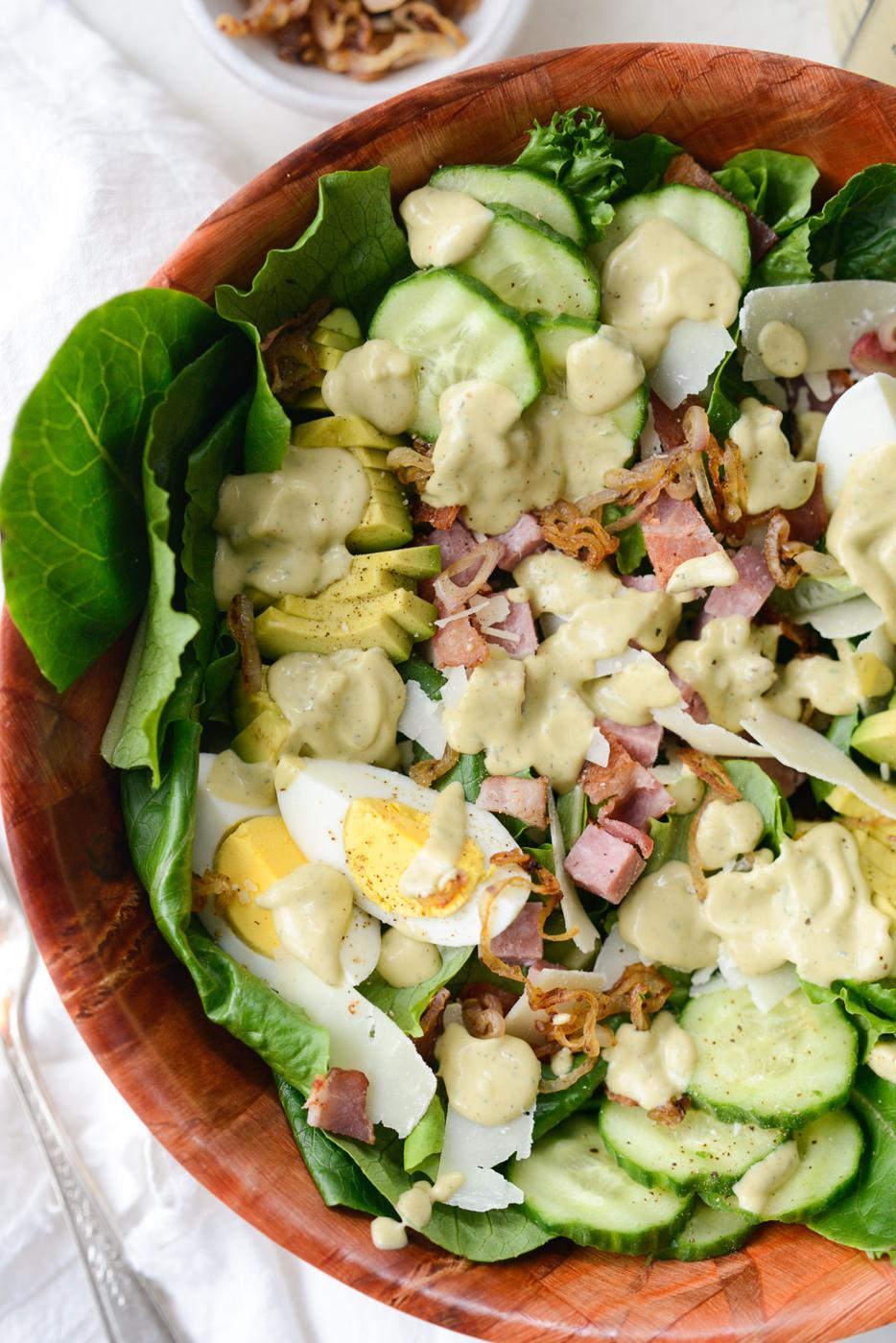 Dressing: Shoreline Salad with Avocado Ranch