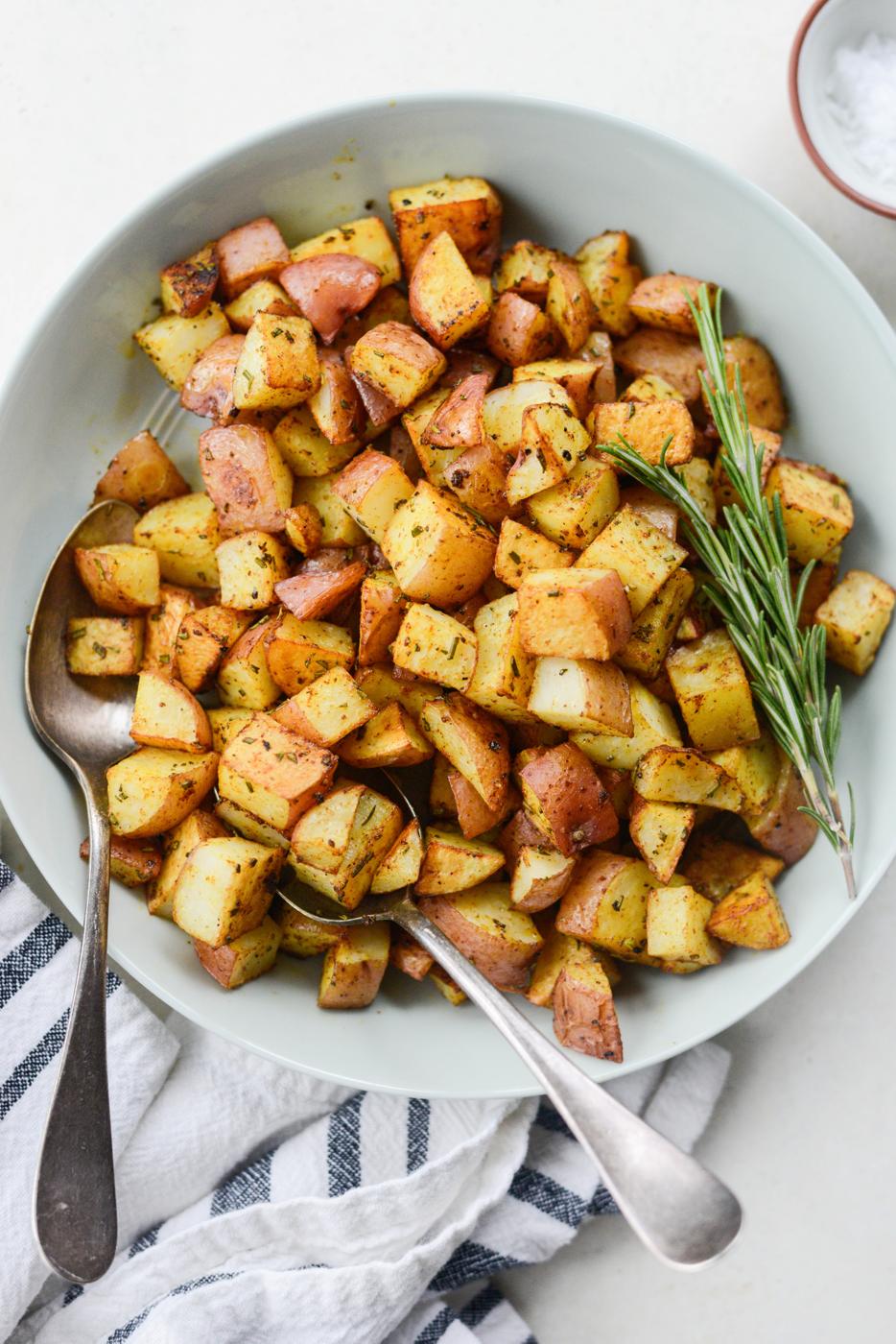 Home Kitchen Simple Rosemary Breakfast Potatoes
