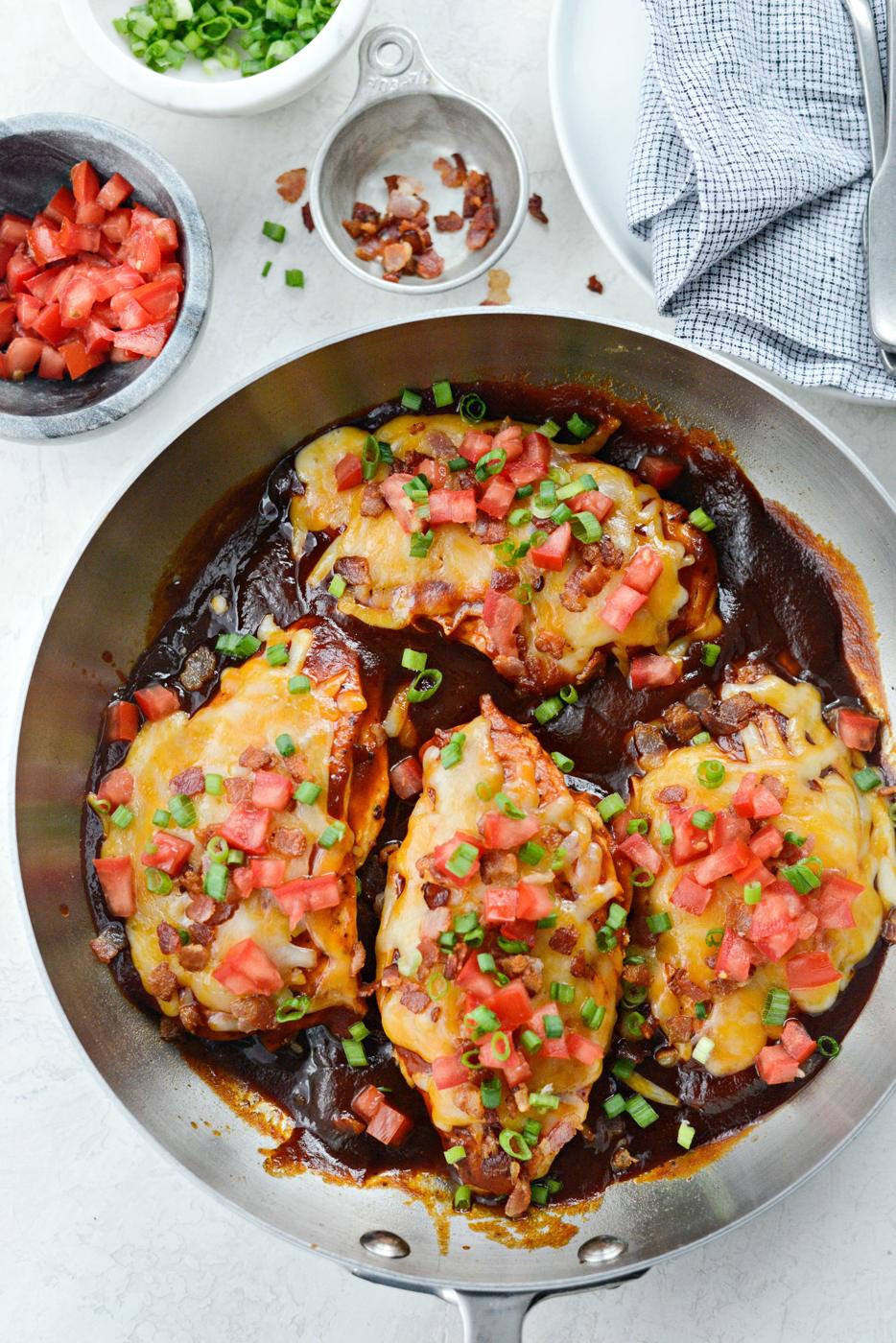 Home Kitchen Skillet Monterey Chicken