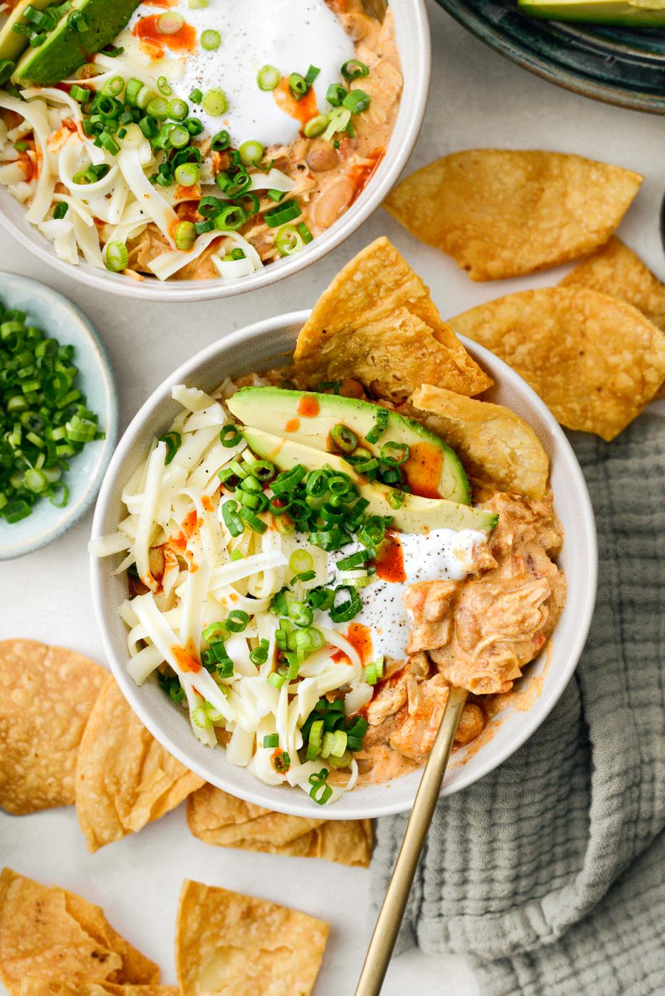 Slow Cooker Buffalo Chicken Chili at Home