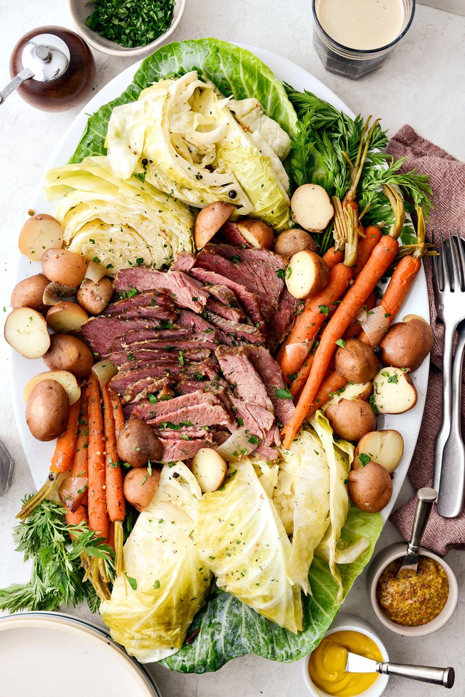 Cabbage and Slow Cooker Corned Beef