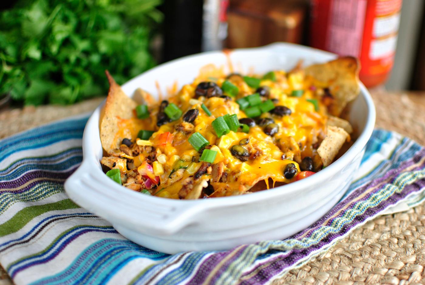Chicken Nachos, Southwest Style