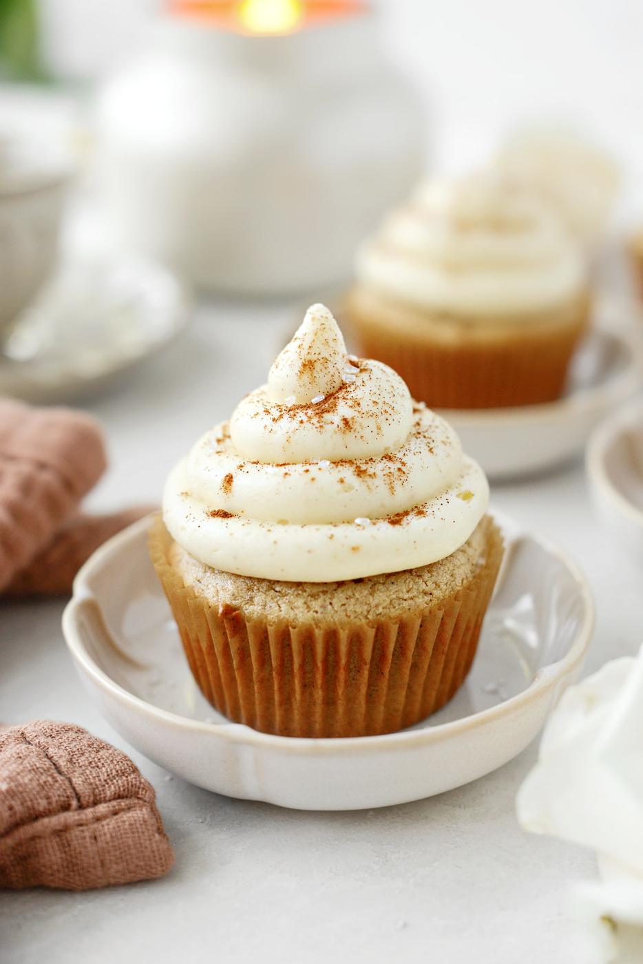 Brown Butter Cream Cheese Frosting Spiced Cupcakes