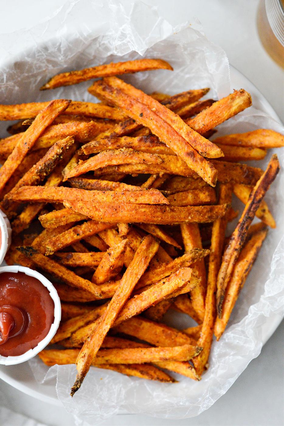 Fries: Baked Sweet Potato