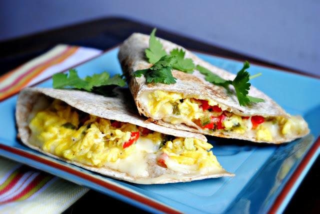 Spicy Breakfast Quesadilla at Home