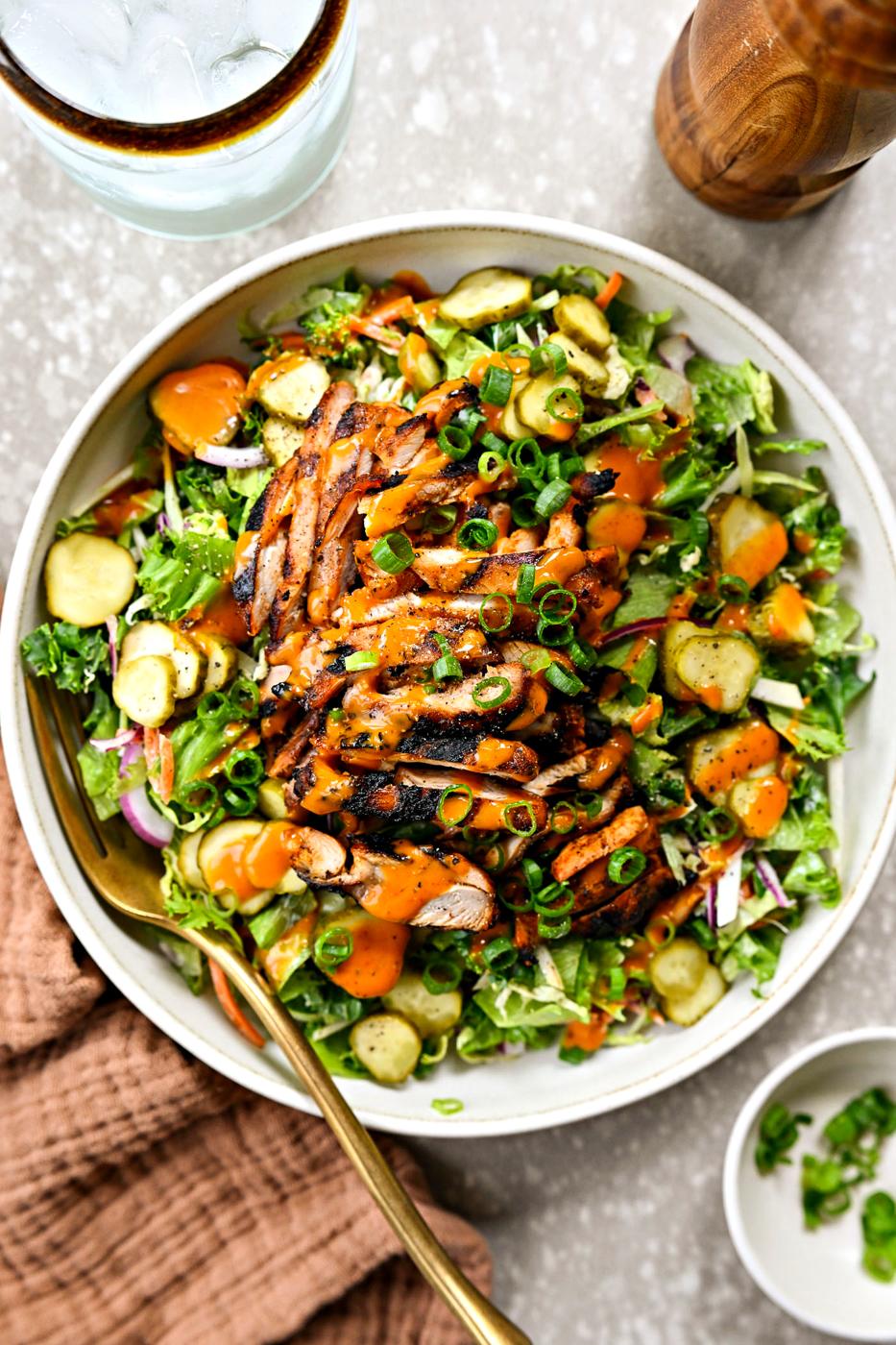 Chicken Dill Pickle Salad, Spicy Style