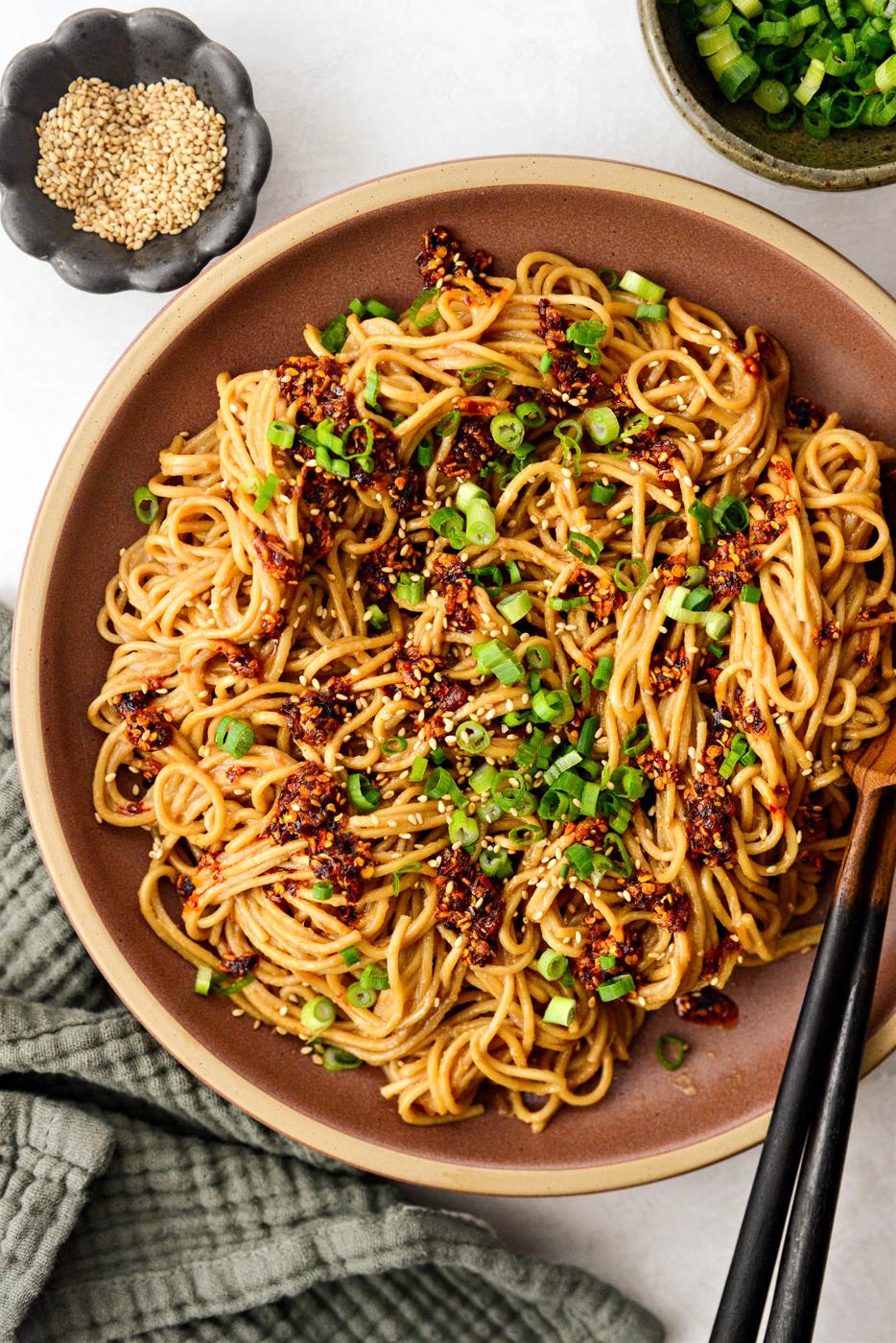 Noodles: Spicy Garlic Sesame