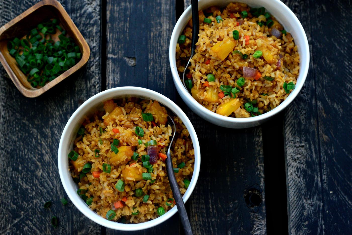 Rice: Spicy Ginger Pineapple Fried