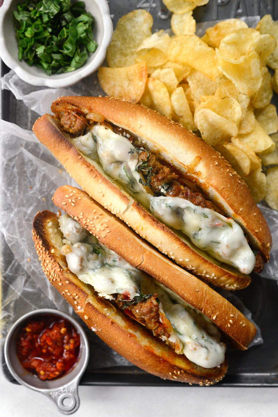 Home Kitchen Spicy Italian Sausage Subs
