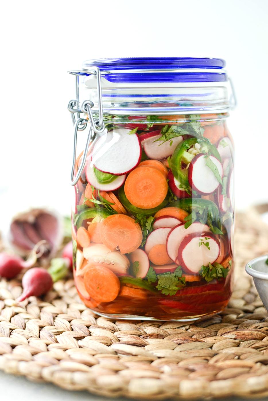 Spicy Pickled Vegetables at Home