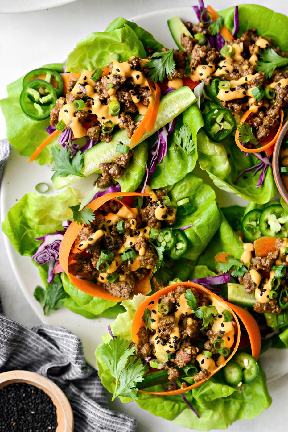 Wraps: Sriracha Steak Lettuce