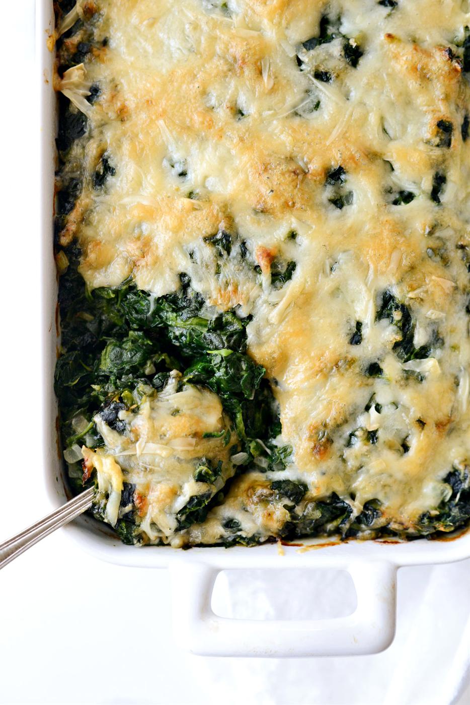 Gratin: Spinach