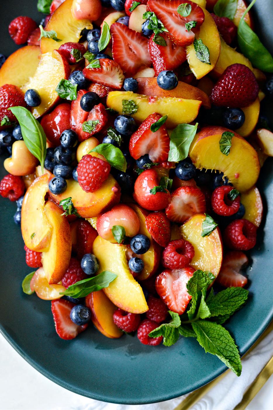 Home Kitchen Summer Fruit Salad