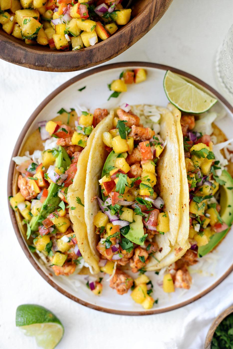 Home Kitchen Summer Shrimp Tacos