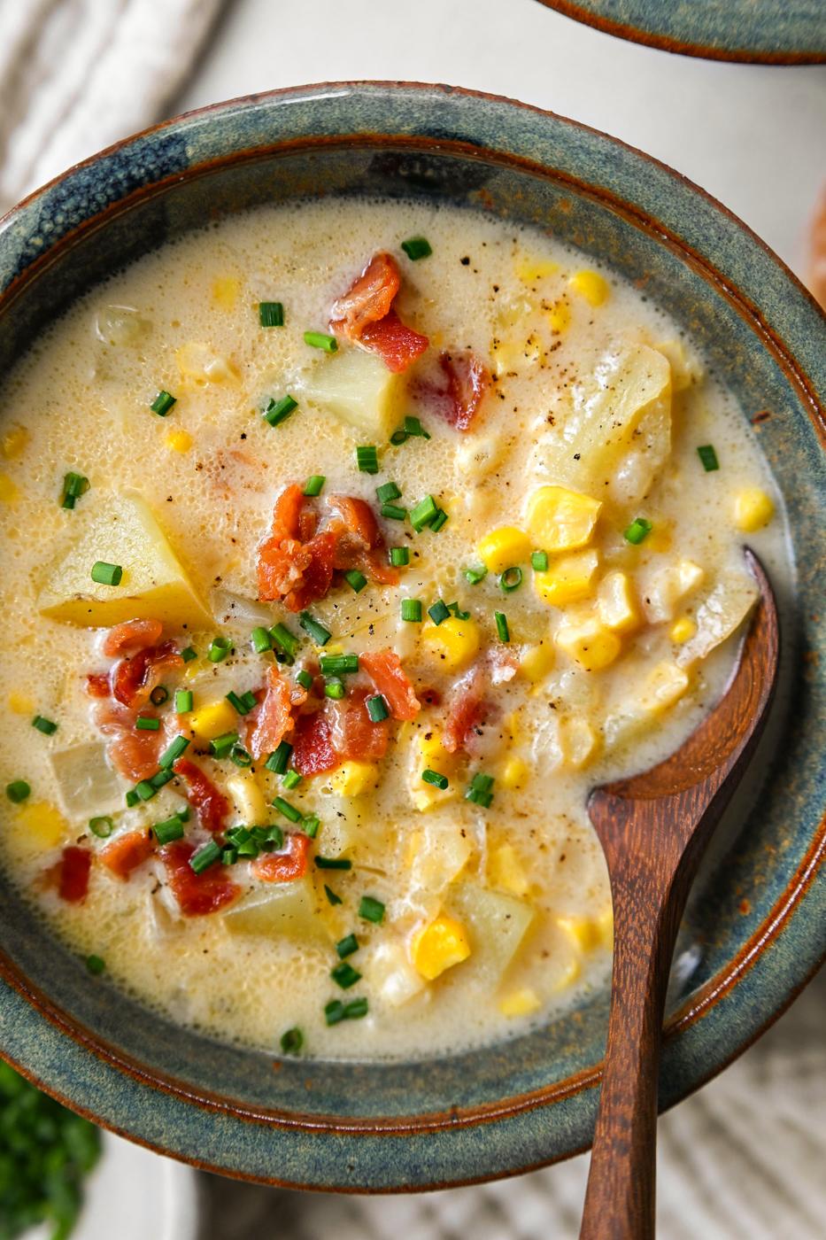Corn and Potato Chowder, Sweet Style