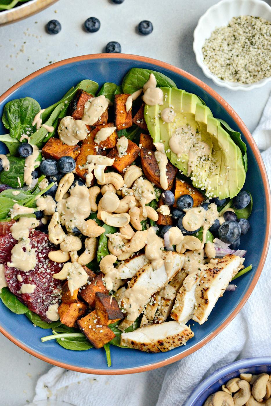 Sweet Potato Blueberry Power Bowl at Home