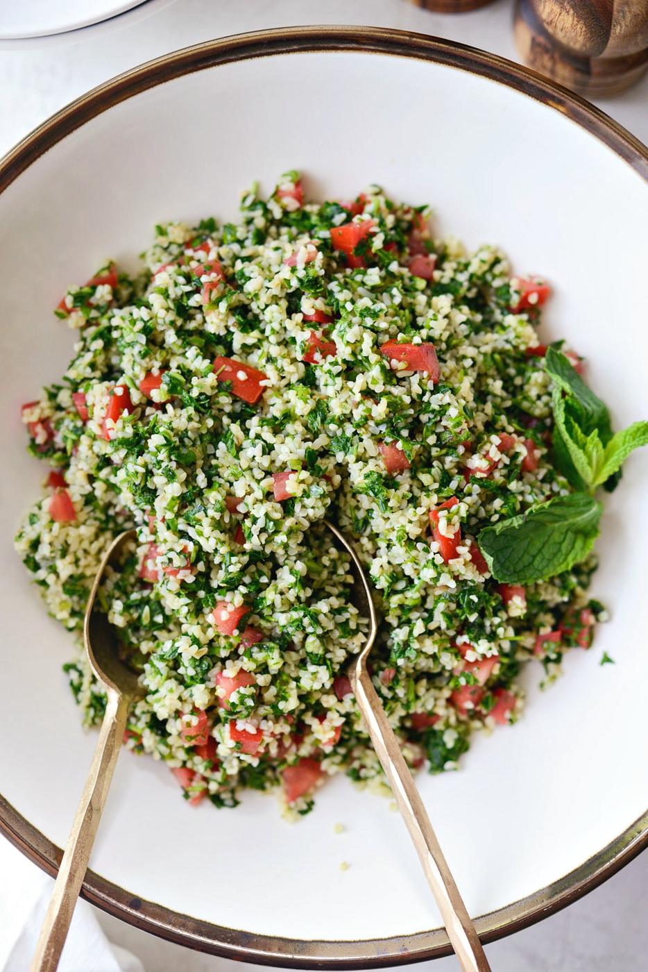 From-scratch Tabbouleh at Home