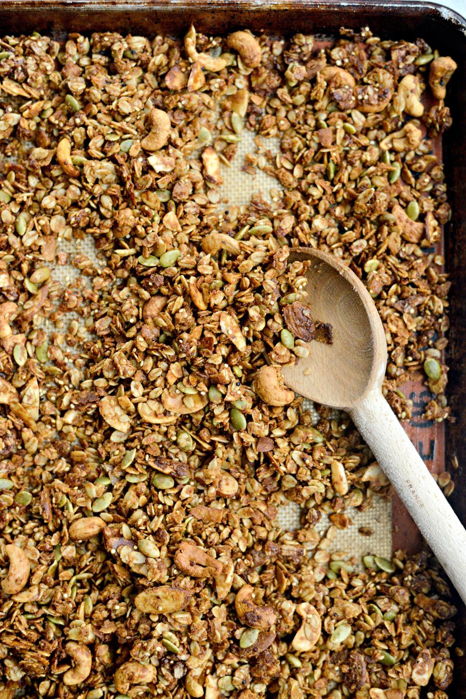 Home Kitchen Tahini Nut and Seed Granola