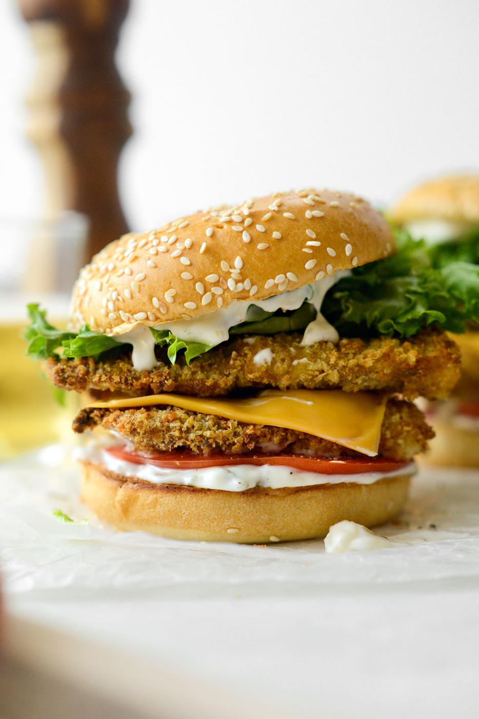 Home Kitchen Crispy Fish Sandwiches